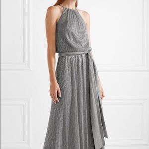 Halston Heritage Metallic Lurex Gown
